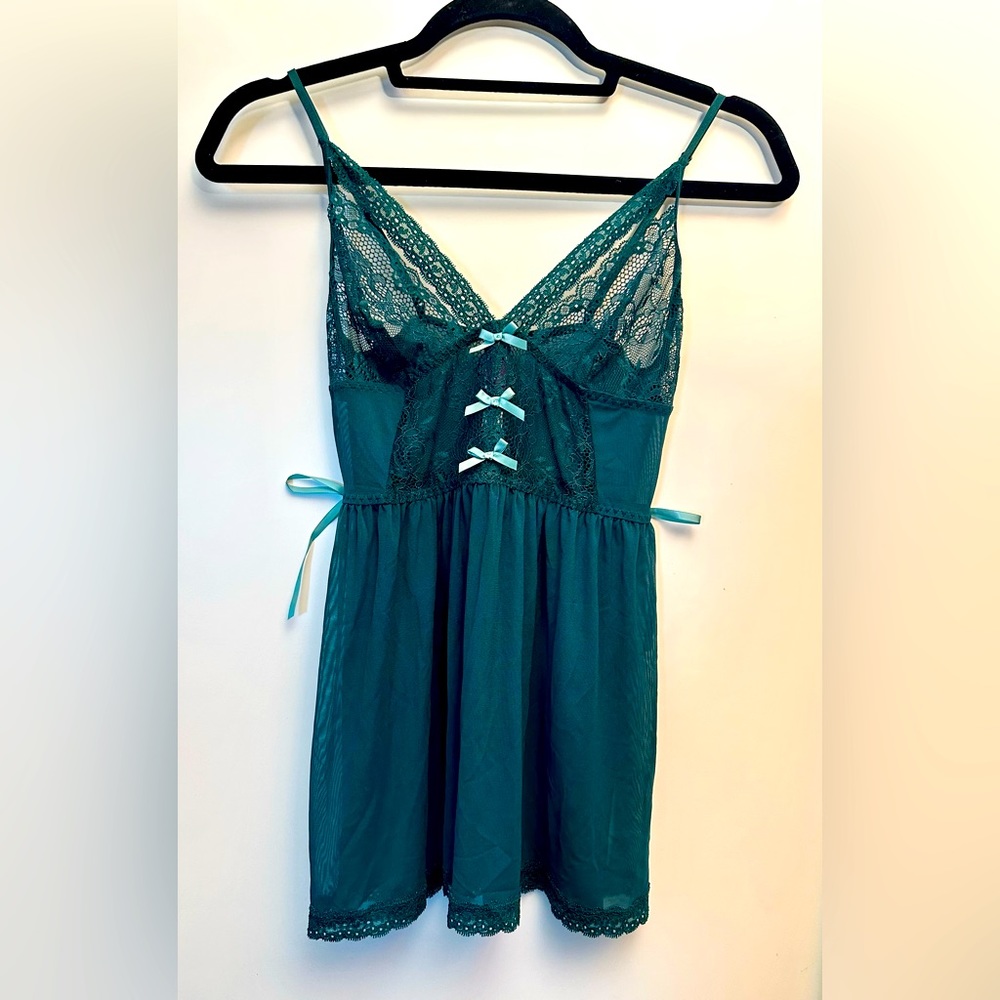 NWT Adore Me Sheer Lace Babydoll Size Small So Pretty